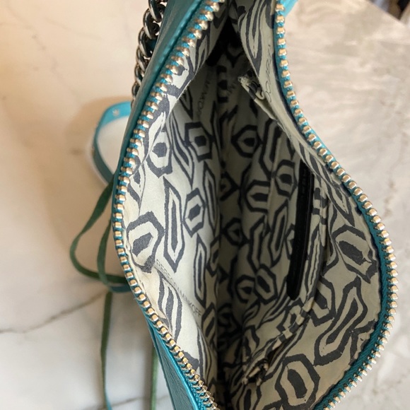 Rebecca Mincoff Mini M.A.C leather bag in Teal - Picture 5 of 5